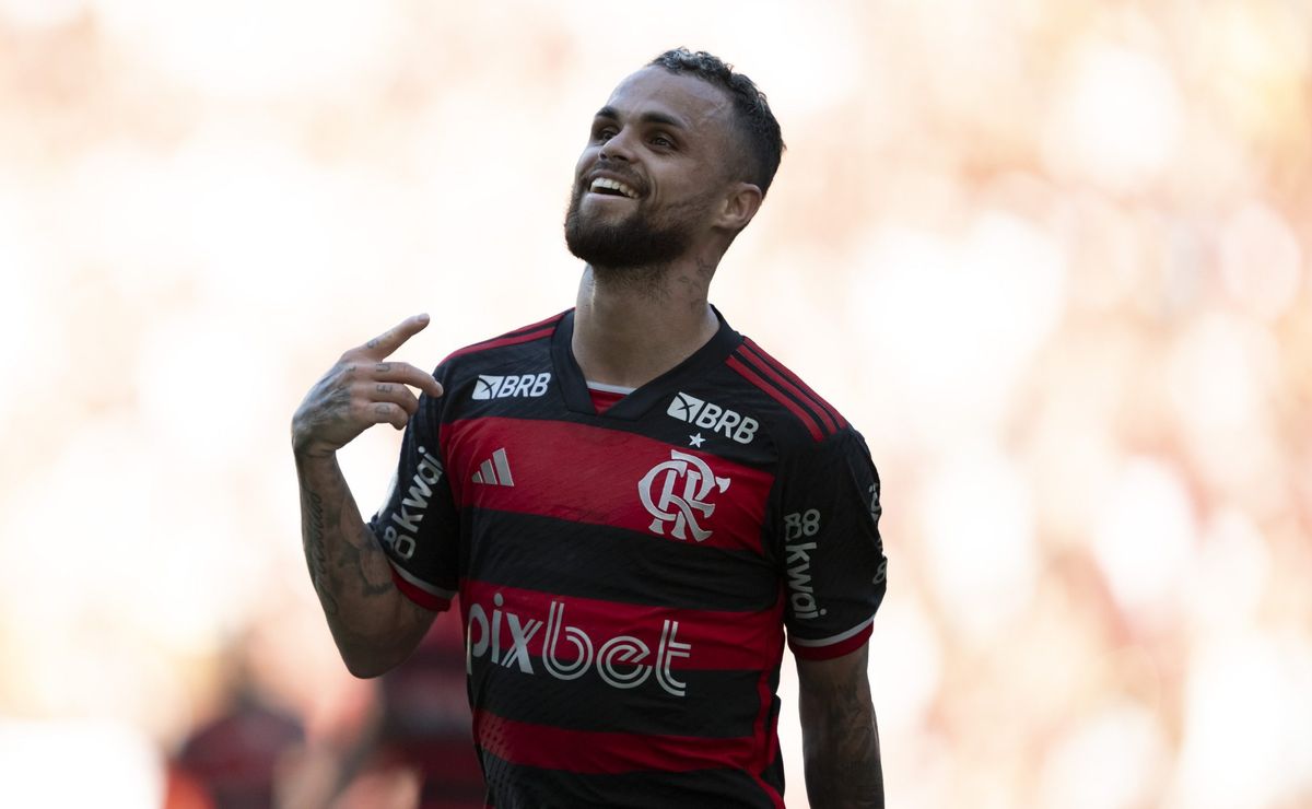 Michael se destaca no Flamengo e recebe elogios da torcida contra o Internacional