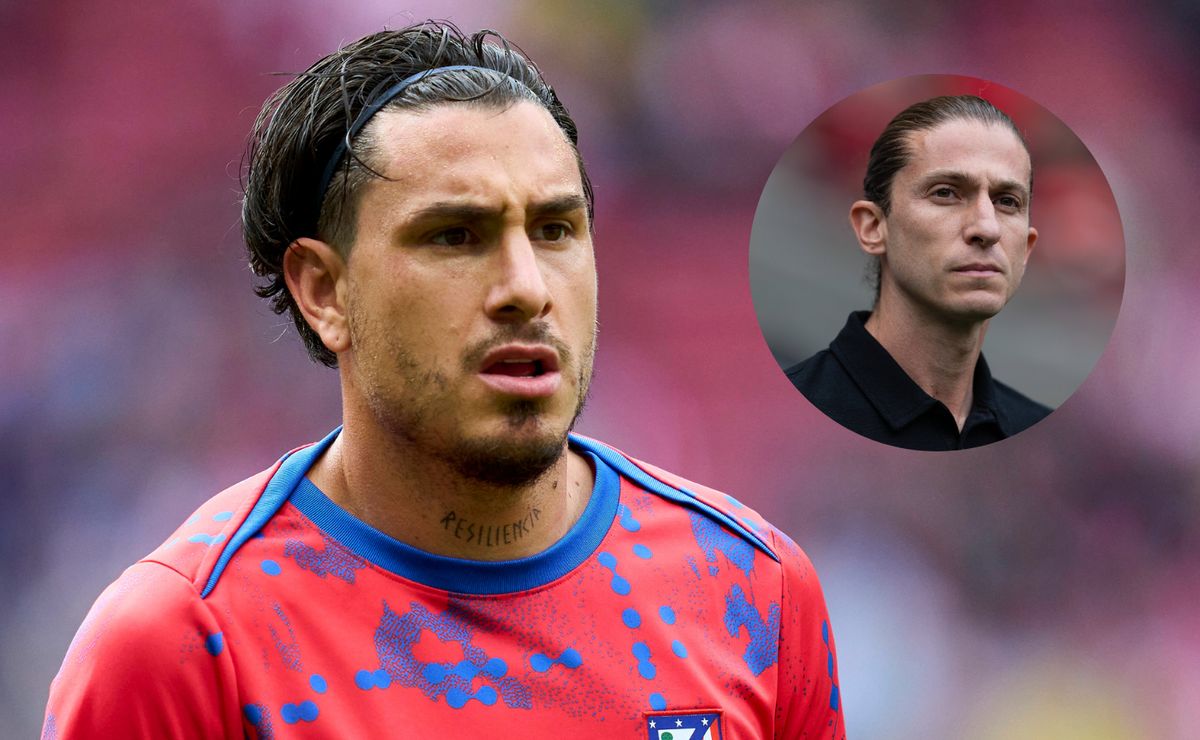 Parceiro de Arrascaeta elogia Filipe Luís e demonstra interesse no Flamengo.