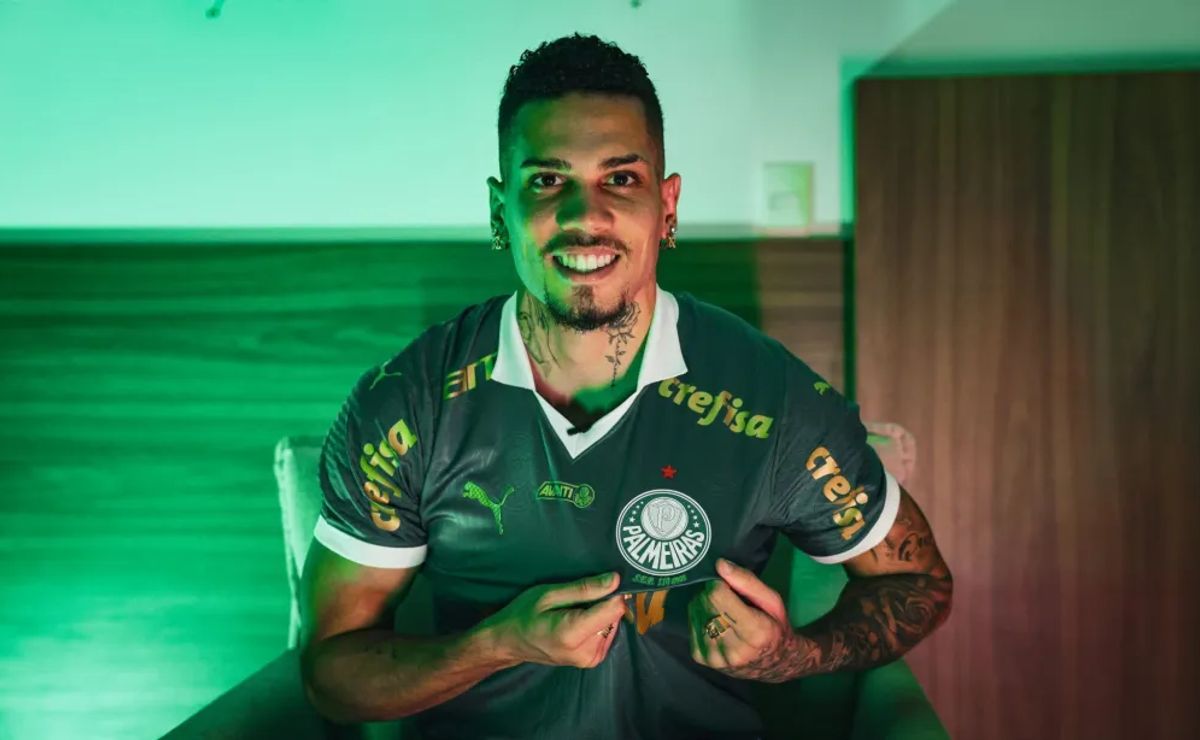 Paulinho fala pela primeira vez como jogador do  Palmeiras e faz revelação surpreendente