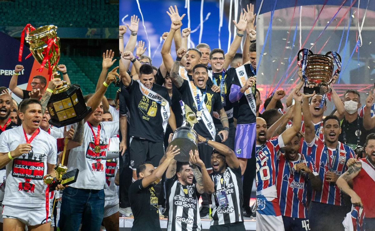 Os 20 maiores times do norte e nordeste do Brasil