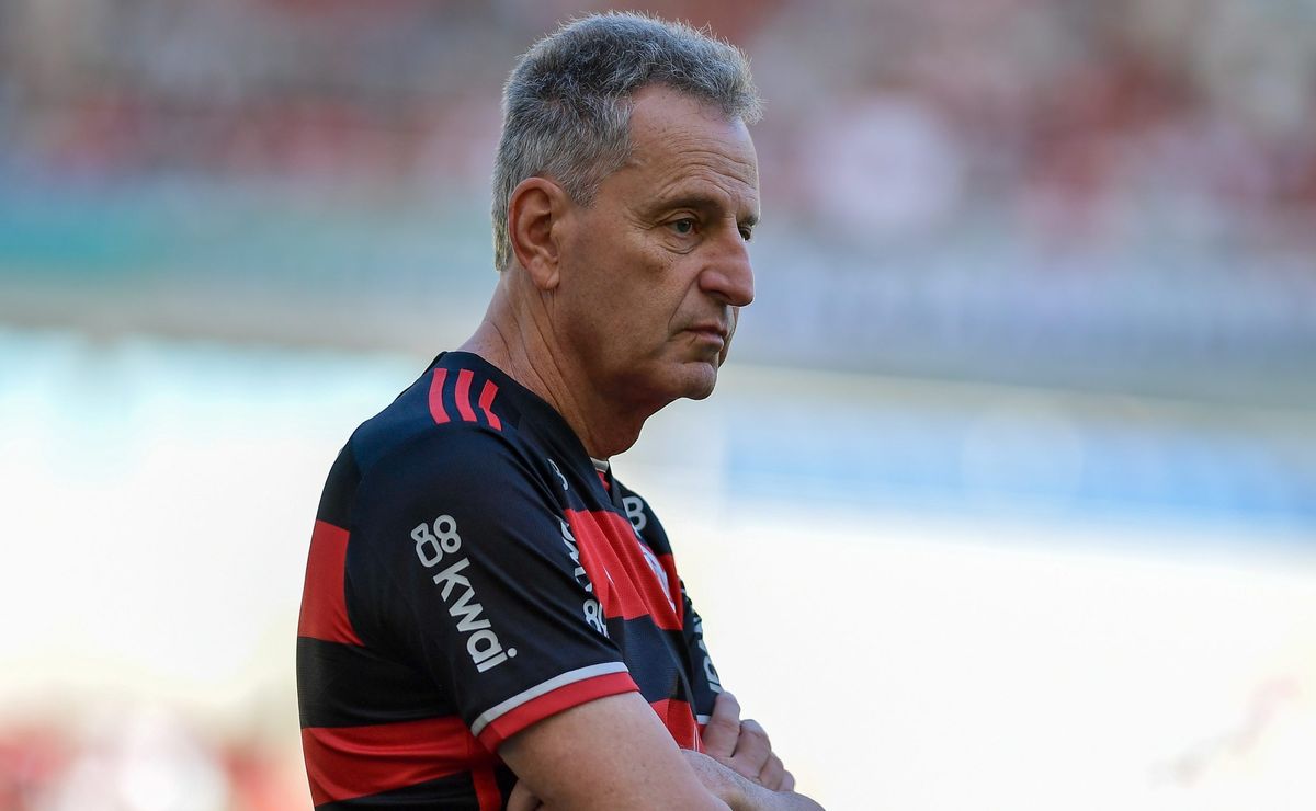 Novo estádio: Rodolfo Landim pede apoio da torcida do Flamengo.
