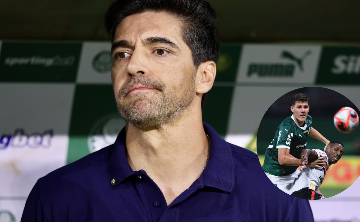 Abel Ferreira critica a escolha de Benedetti como titular no Palmeiras