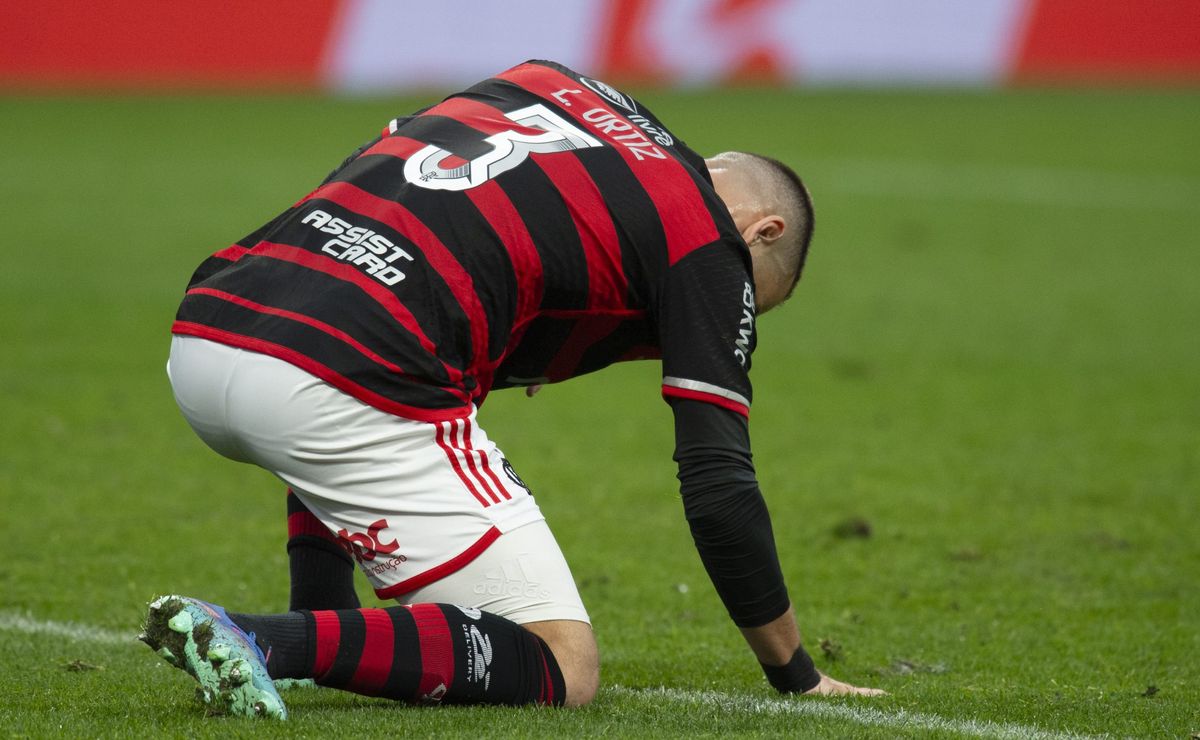 Leo Ortiz, do Flamengo, destaca importância de cuidados com gramado natural.