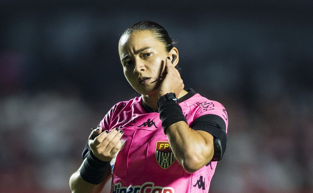 Descoberta sobre árbitra Edina Alves antes de clássico gera controvérsia: 