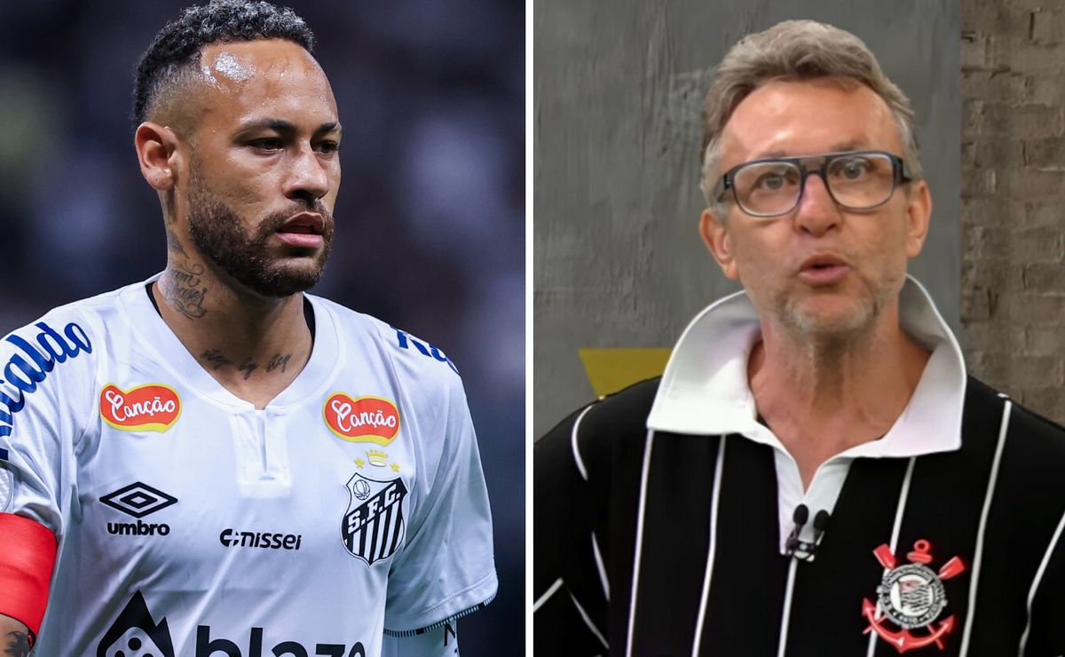 Neto critica postura de Neymar e exalta virada do Corinthians no jogo.