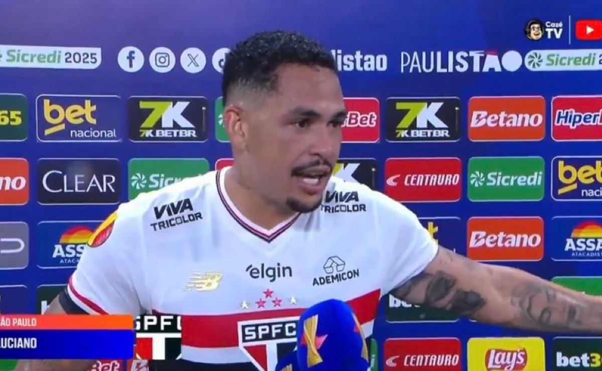 Luciano se revolta com pênalti para o Palmeiras: “Estão tentando tirar o São Paulo”