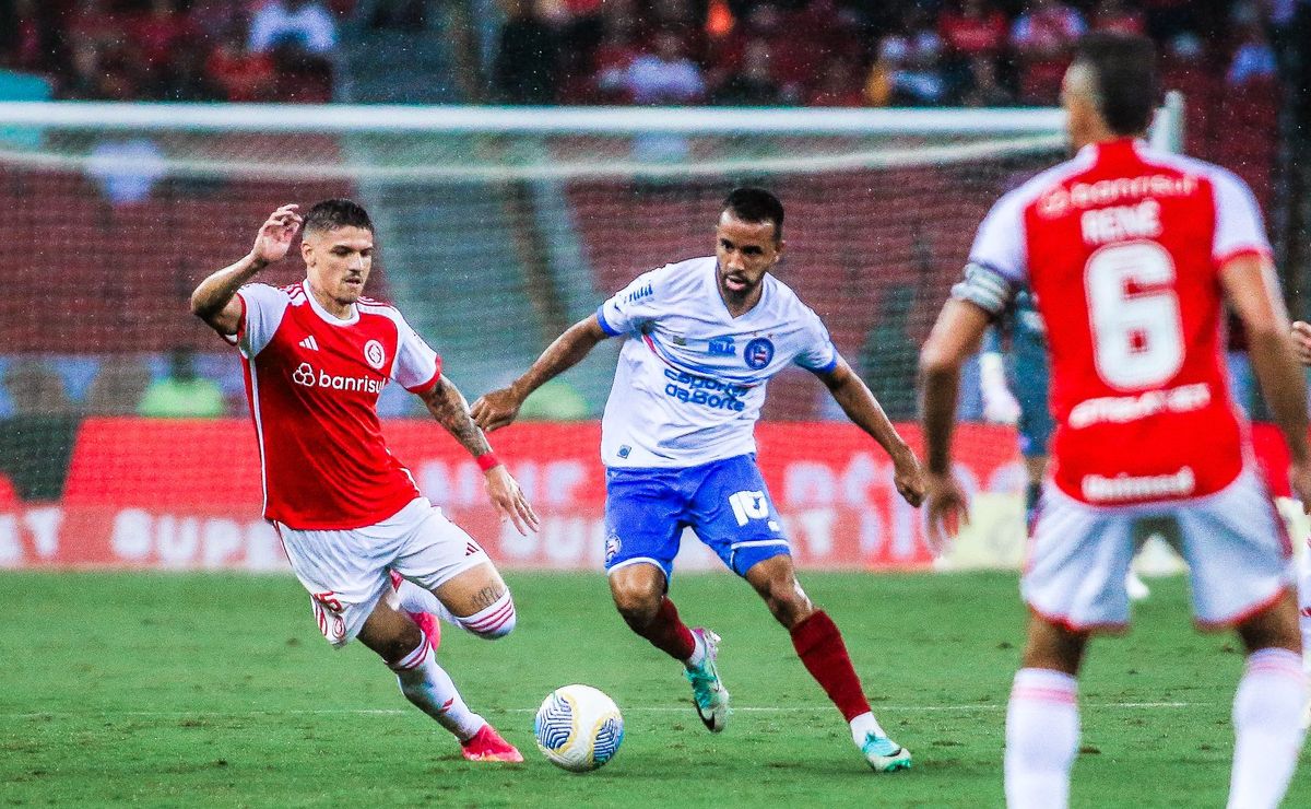 Internacional leva vantagem em histórico contra o Bahia, adversário na CONMEBOL Libertadores