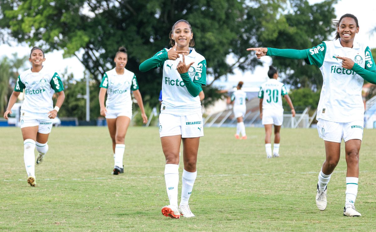 Palmeiras domina São Bento em estreia no Paulistão Feminino Sub-20