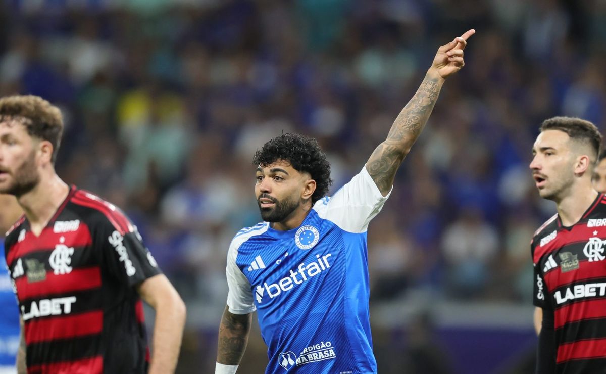 Gabigol decide clássico entre Cruzeiro e Flamengo e reação após lei do ex.