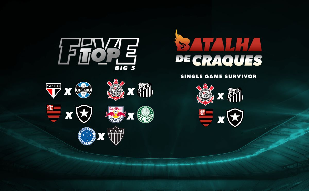 Clássicos não faltam! Confira os confrontos da rodada 8 no Ligavip