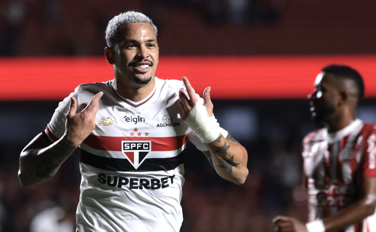 Luciano se destaca nas duas vitórias do São Paulo sobre o Náutico, pela Copa Betano do Brasil