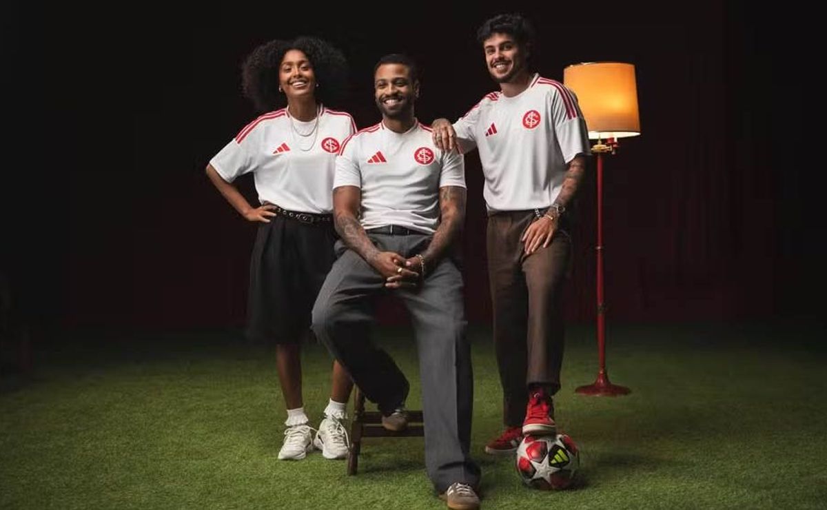 Internacional, de forma oficial, apresenta nova camisa reserva para a temporada de 2025