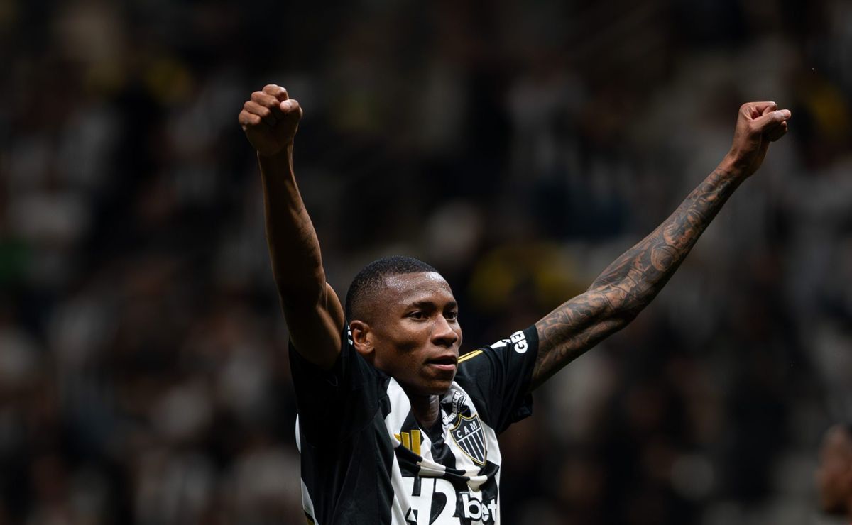 Patrick, do Atlético-MG, se diz contente com gol marcado e revela apoio de jogadores mais experientes