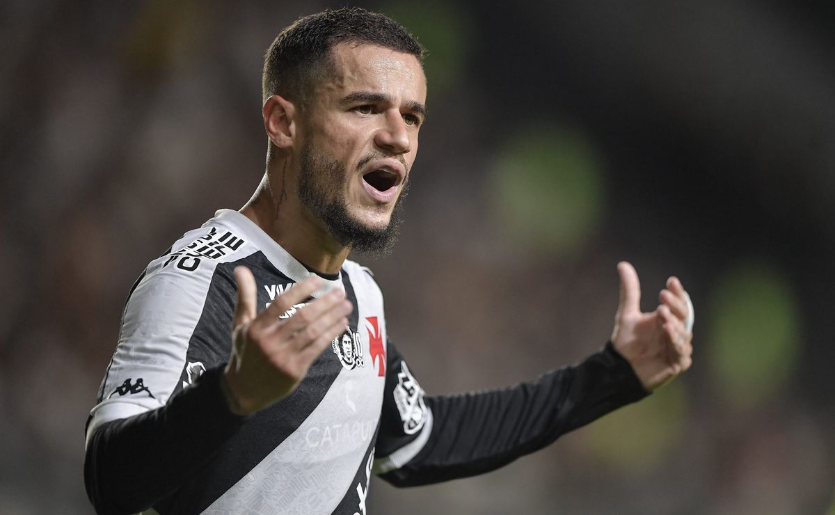Philippe Coutinho saindo do Vasco rumo ao Aston Villa-ING pode acontecer após renovação não avançar