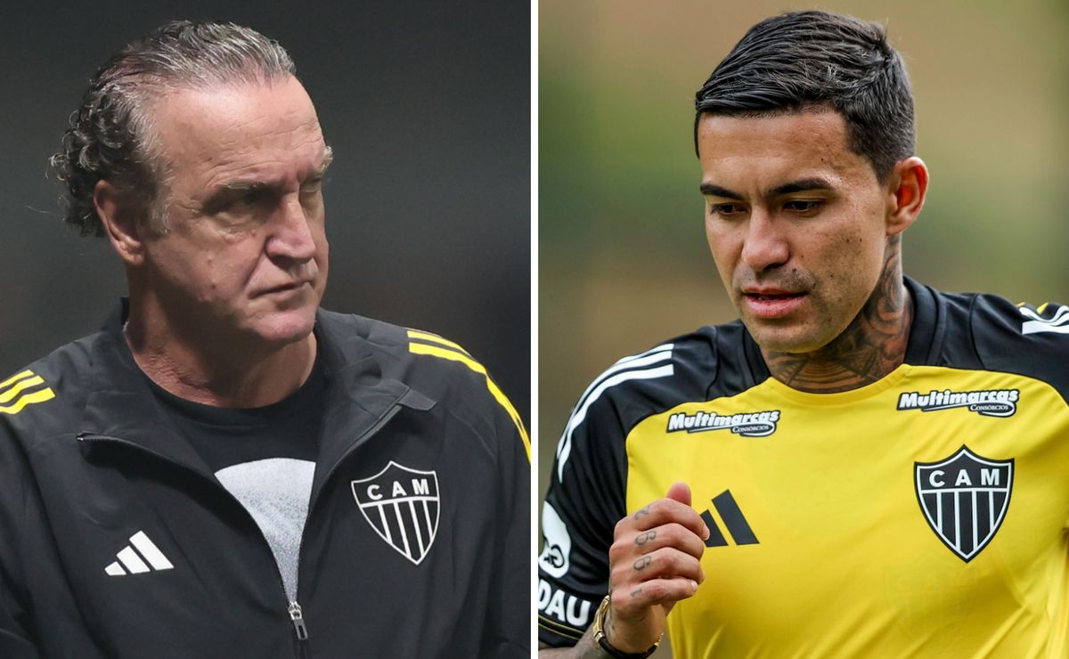 Cuca atualiza situação de Dudu no Atlético e detalha que estuda ataque ideal