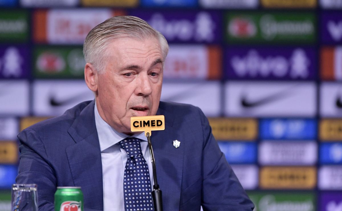 Carlo Ancelotti explica qual será o seu sistema tático na Seleção Brasileira
