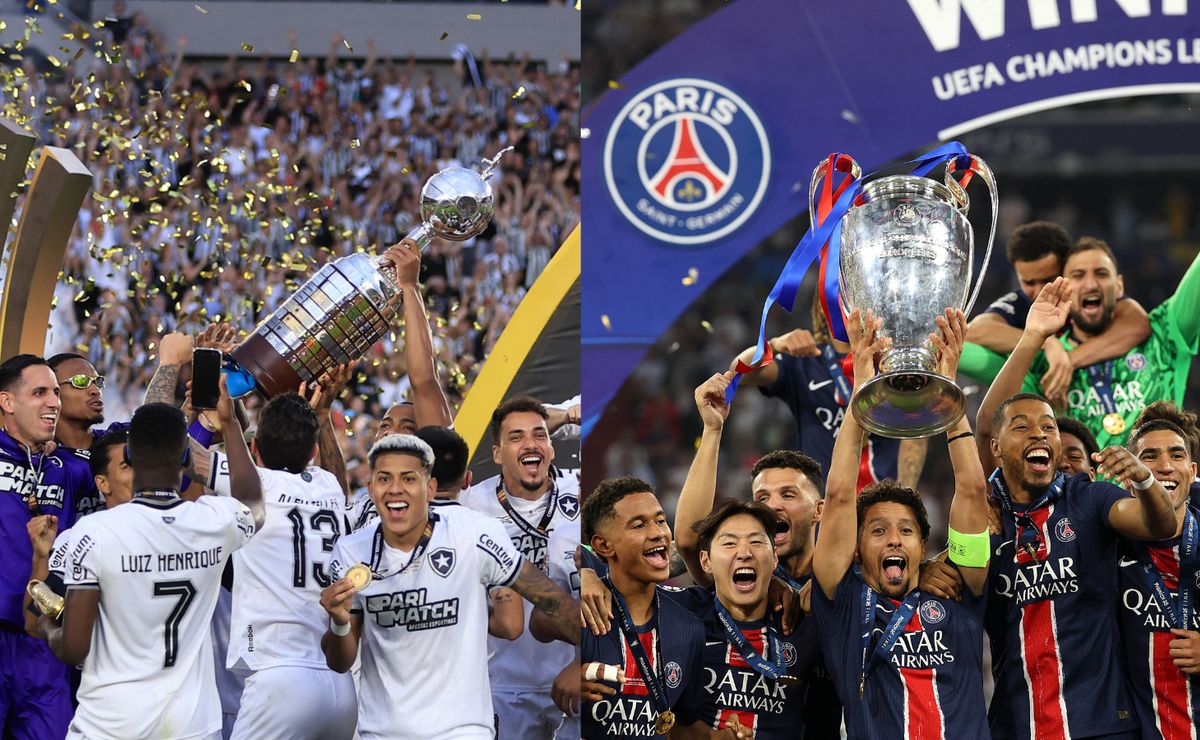 Rival do Botafogo no Super Mundial, PSG conquista a Champions League goleando a Inter de Milão