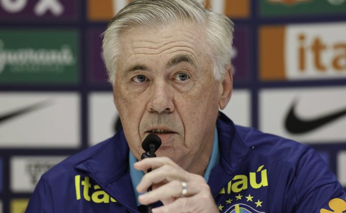 Ancelotti afirma que ficou satisfeito com empate e elogia o sistema defensivo da Seleção Brasileira