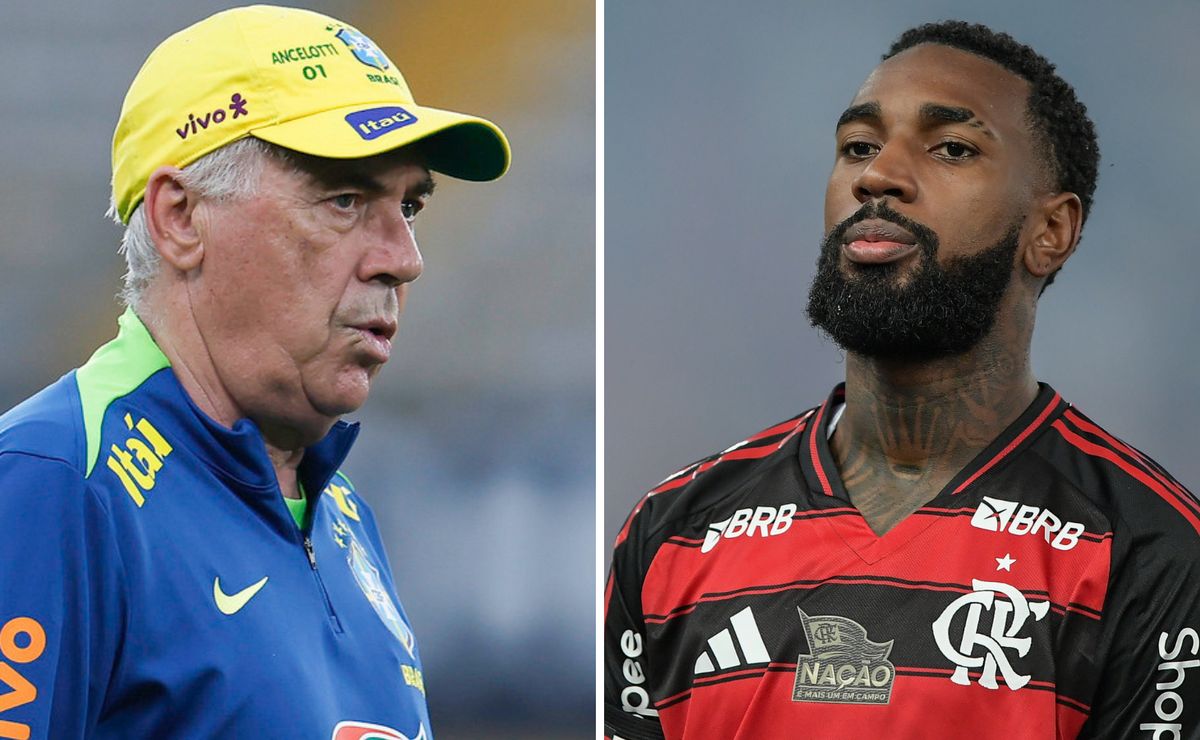 Ancelotti revela que Gerson, do Flamengo, precisou ser sacado da Seleção Brasileira por conta de desgaste
