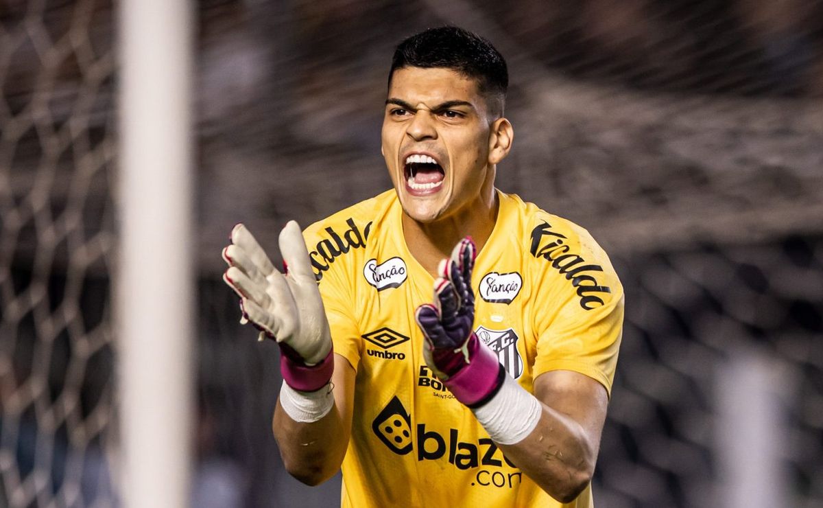 Santos descarta Léo Jardim e aguarda ofertas por Gabriel Brazão antes de buscar novo goleiro