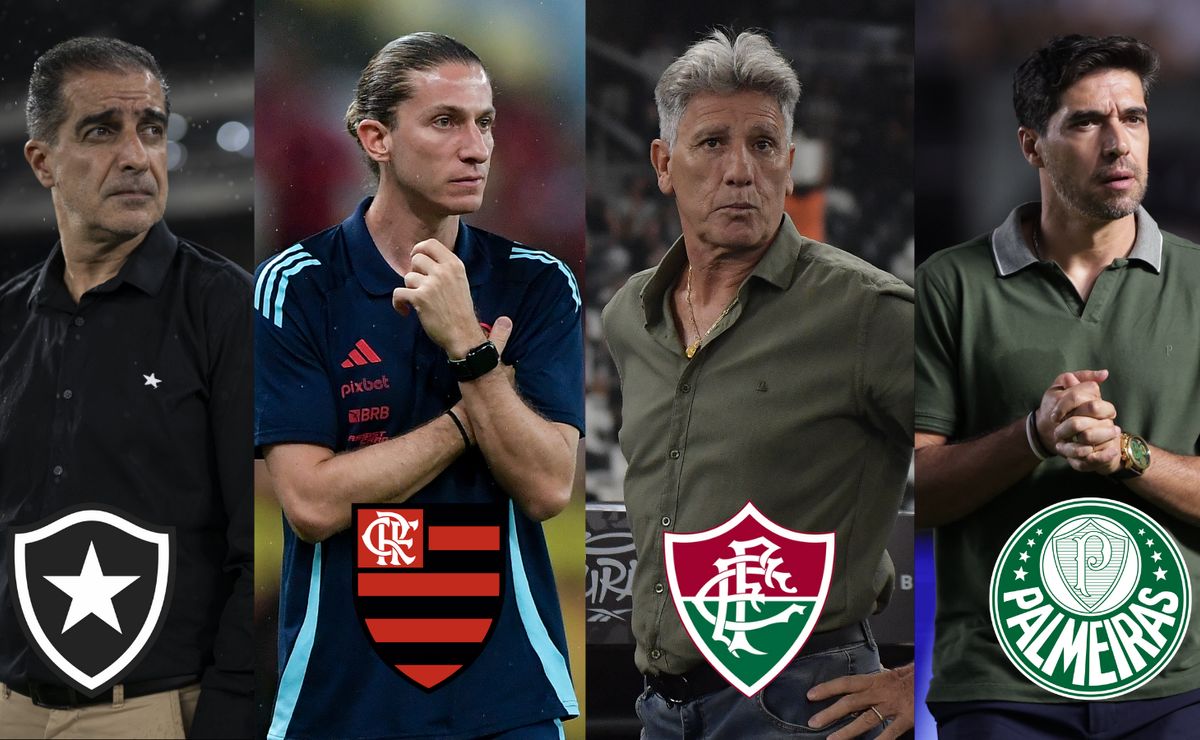 Os pontos fortes dos técnicos de Botafogo, Flamengo, Fluminense e Palmeiras, times do Super Mundial
