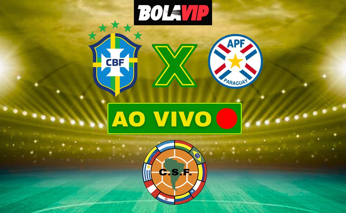 Brasil x Paraguai AO VIVO – Acompanhe a cobertura pelas Eliminatórias da Copa do Mundo de 2026