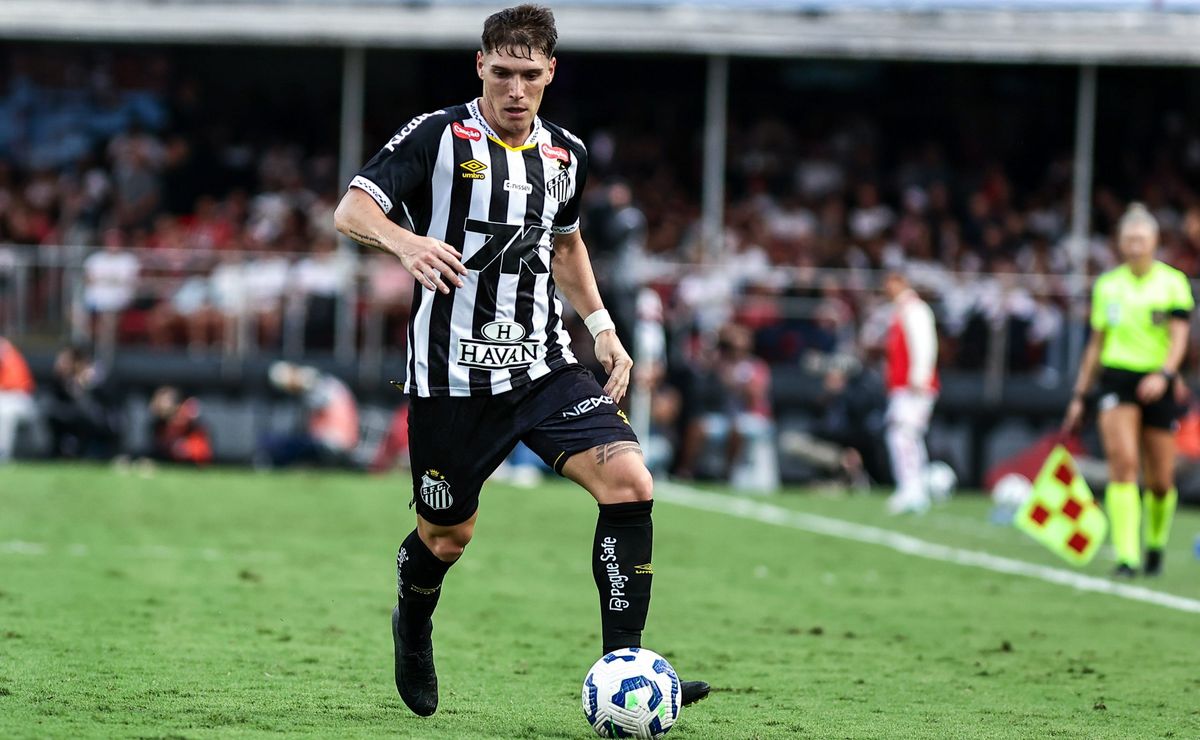 Santos perde Rollheiser e João Schmidt para clássico contra o Palmeiras por conta do 3º cartão amarelo