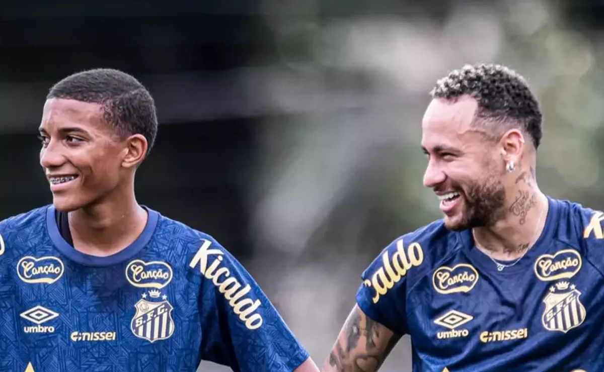 Robinho Júnior já chama atenção do mercado europeu e atacante do Santos é monitorado por ingleses