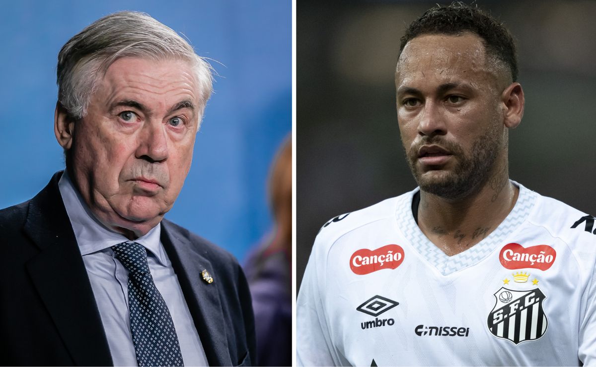 Após pedir para Neymar seguir no Santos, Ancelotti revela conversa que teve com o camisa 10