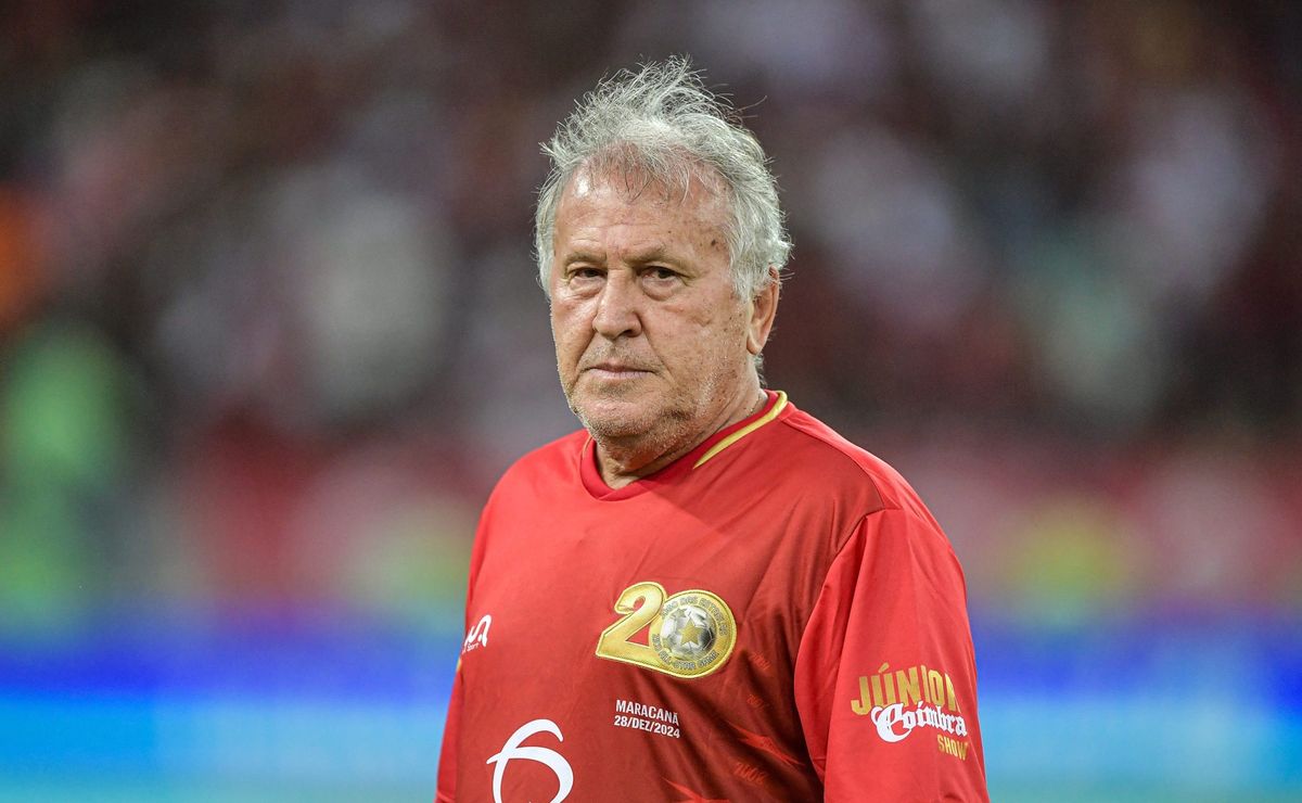 Zico não concorda com afirmação de Raphinha, do Barcelona-ESP, sobre a disputa do Mundial de Clubes