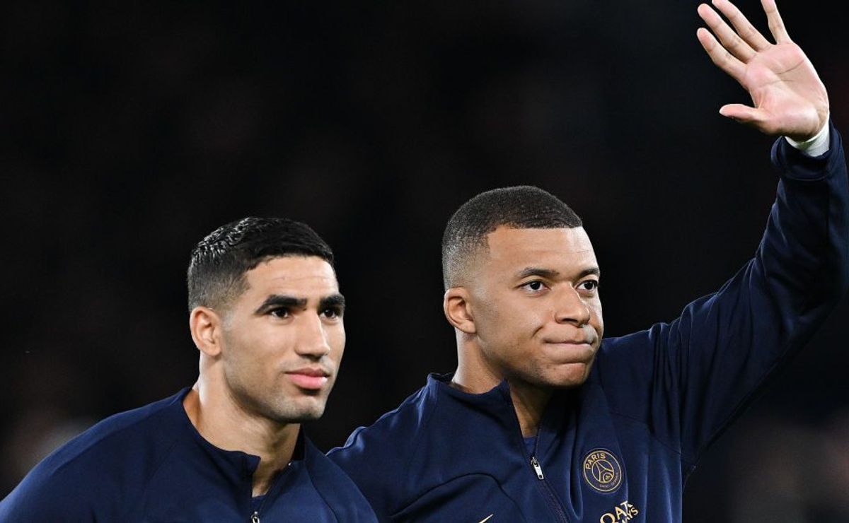 Hakimi deixa amizade com Mbappé de lado e manda recado sobre reencontro em Real Madrid X PSG