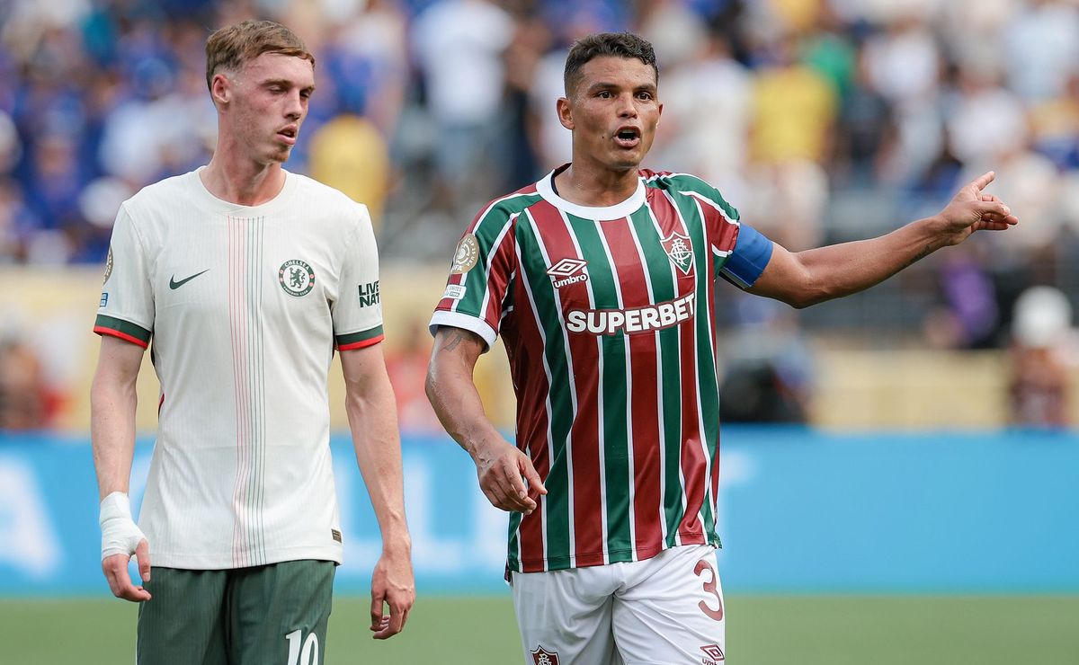 Apesar da eliminação do Fluminense, Thiago Silva alcança números de destaque contra o Chelsea-ING