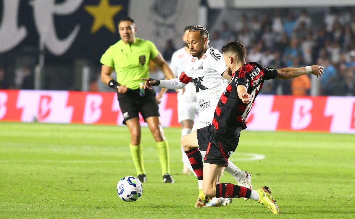 Santos x Flamengo AO VIVO: 1 x 0 – Neymar abre o placar pelo Brasileirão Betano