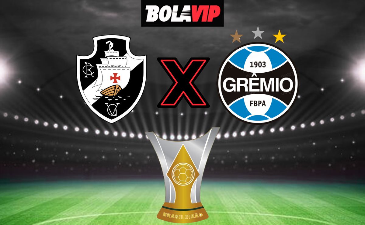 Onde assistir a Vasco x Grêmio ao vivo: horário, canal e escalações