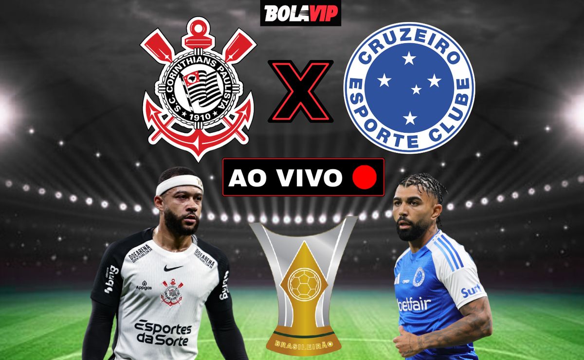 Corinthians x Cruzeiro AO VIVO – Segue 0 x 0 no primeiro tempo pelo Brasileirão Betano