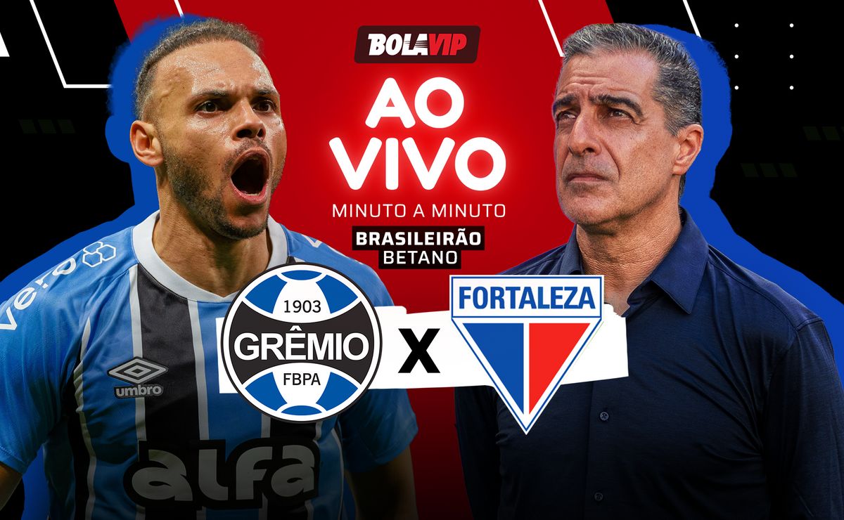 Grêmio x Fortaleza AO VIVO – 2 x 1 – Deyverson desconta pelo Brasileirão Betano