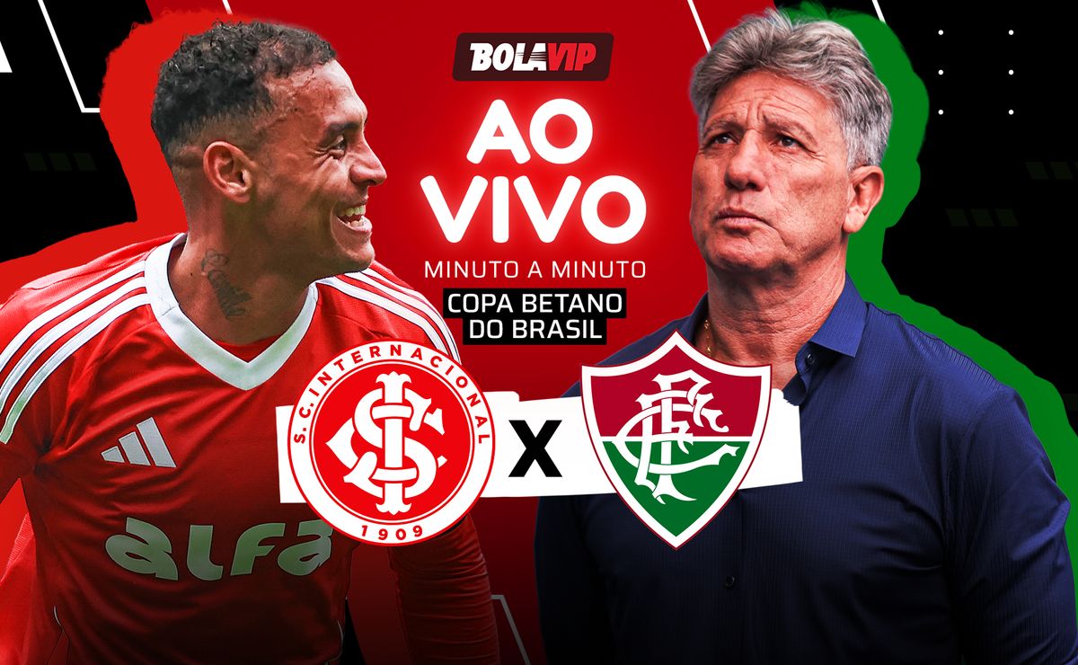 Internacional x Fluminense AO VIVO – 1 x 2 – Segundo tempo agitado pela Copa Betano do Brasil
