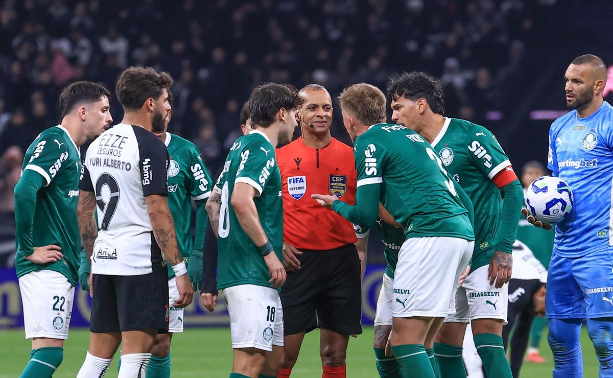 Corinthians se preocupa com a pressão do Palmeiras contra a arbitragem para o segundo jogo da Copa do Brasil