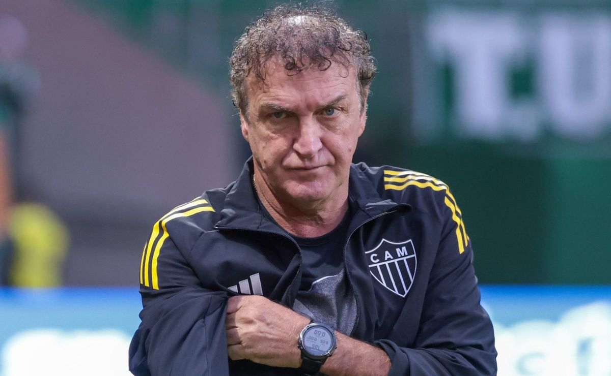 Cuca sai em defesa de Rony após vitória do Atlético-MG na Copa Betano do Brasil: “Ele é muito importante” 