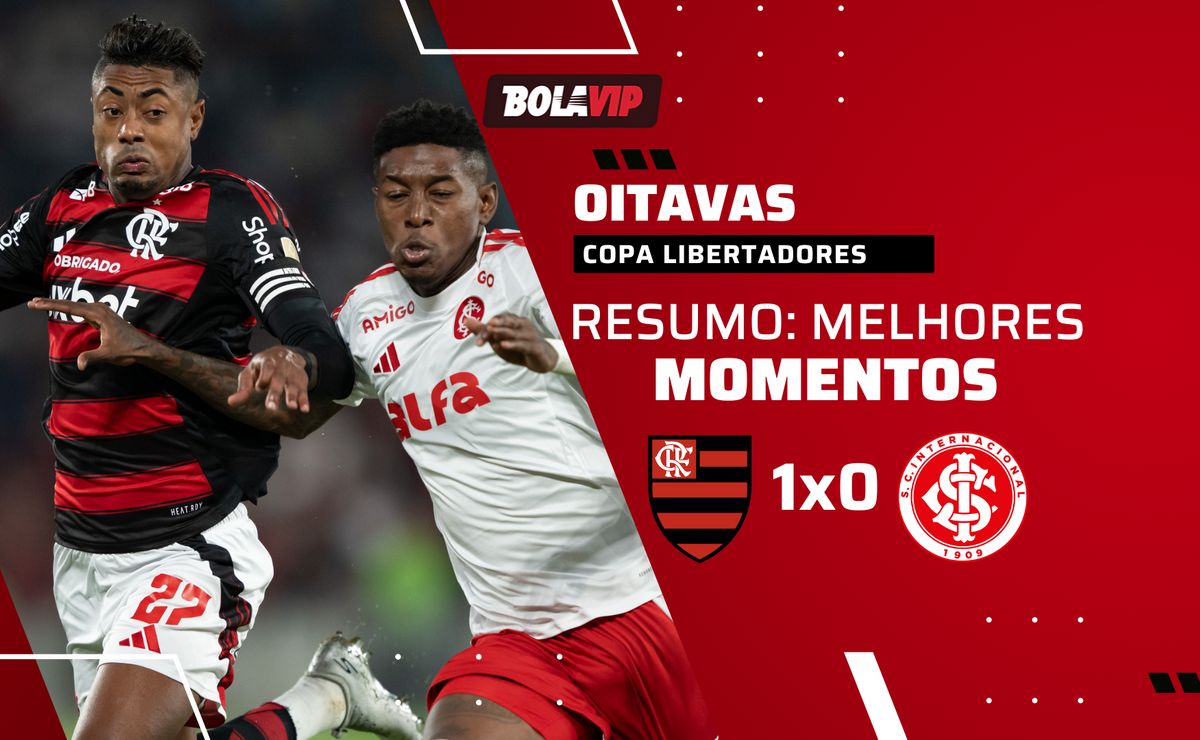 Resumo completo: Bruno Henrique decide e Flamengo consegue vantagem mínima contra o Internacional pela Libertadores