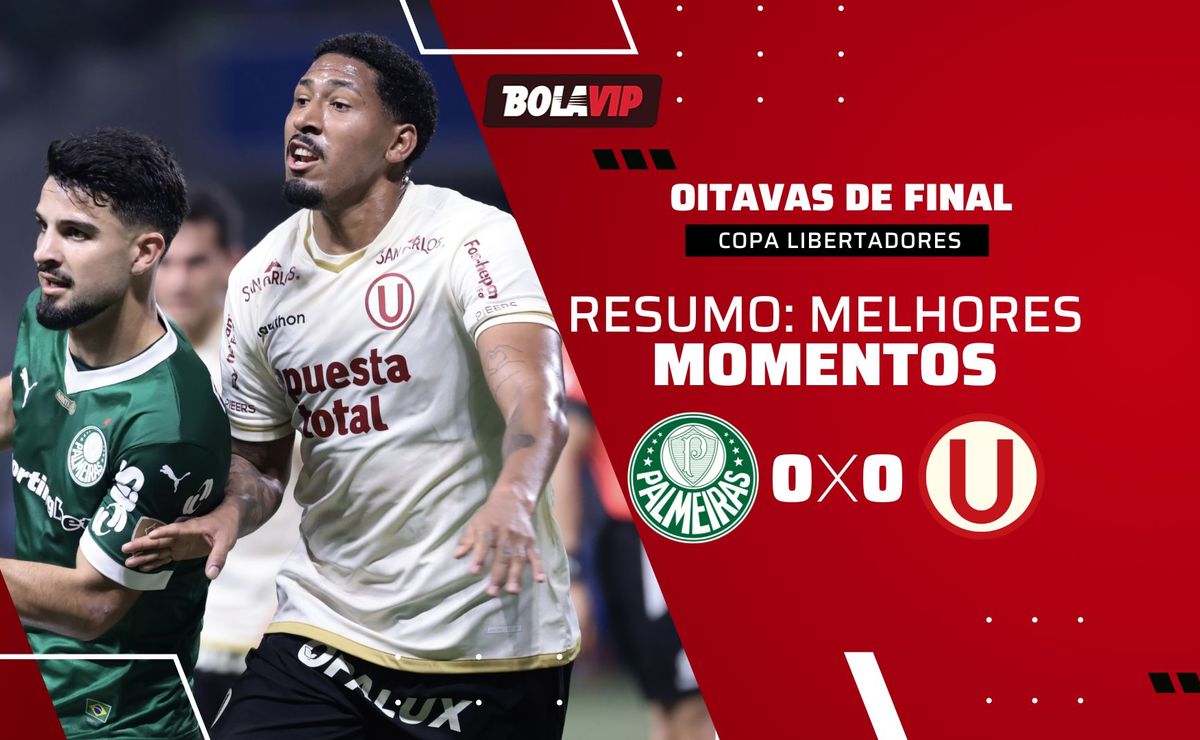 Palmeiras x Universitario: resumo completo do empate, sem gols, pela Copa Libertadores