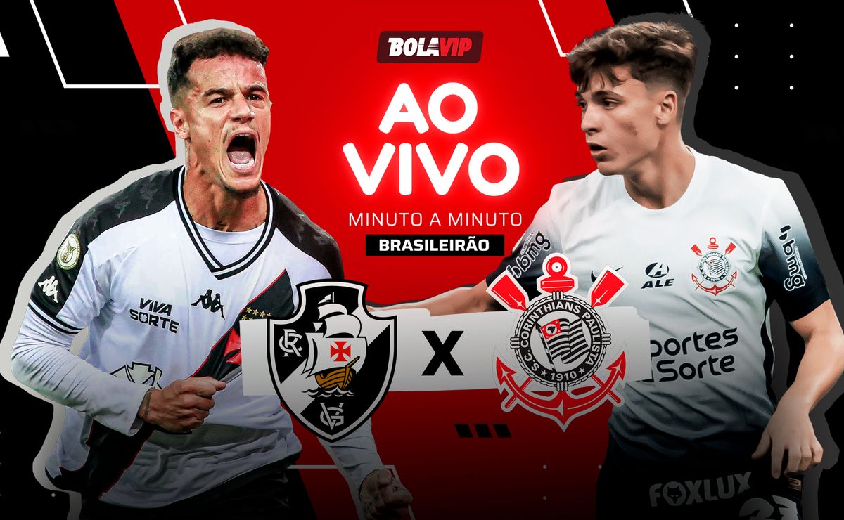 Vasco x Corinthians AO VIVO – 1 x 1 – Vegetti empata de pênalti pelo Brasileirão Betano