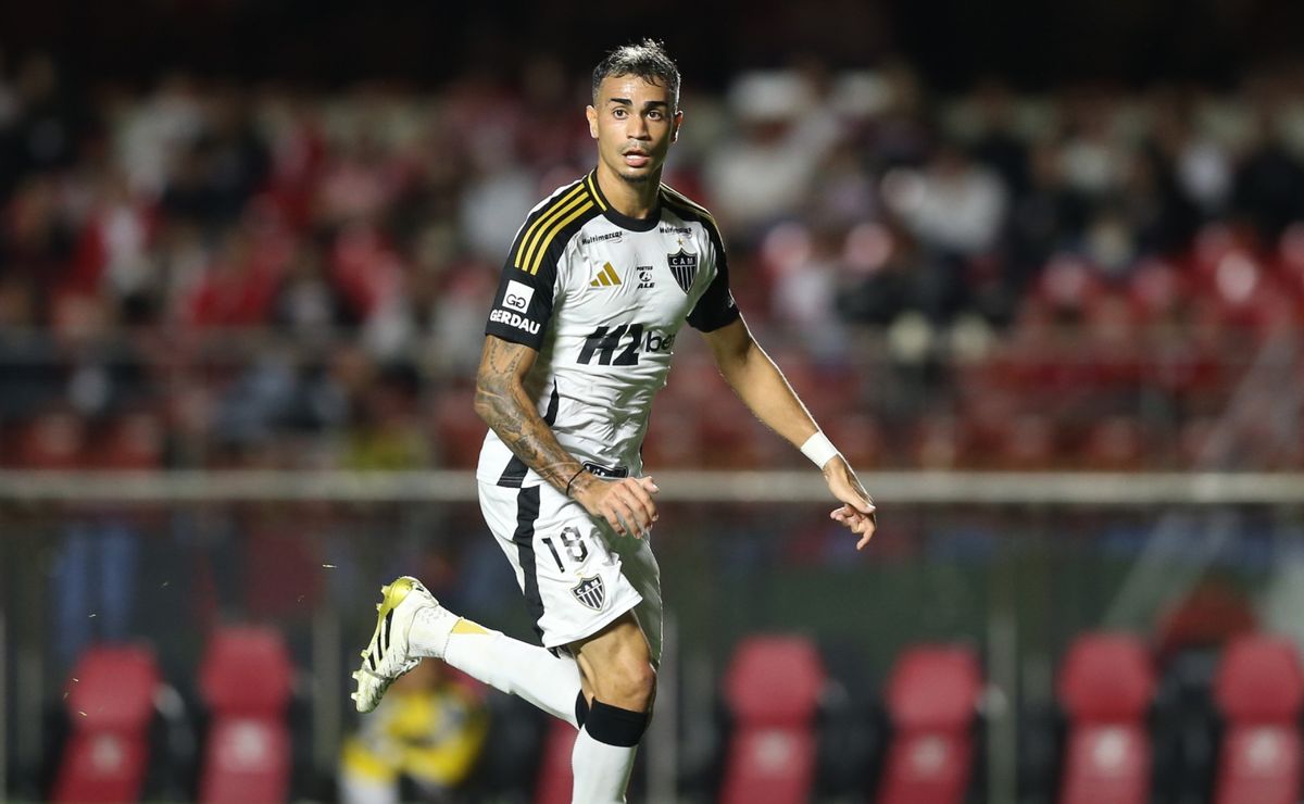 Reinier tem atuações no Atlético-MG criticadas por jornal espanhol:”Voltou a seus velhos hábitos”