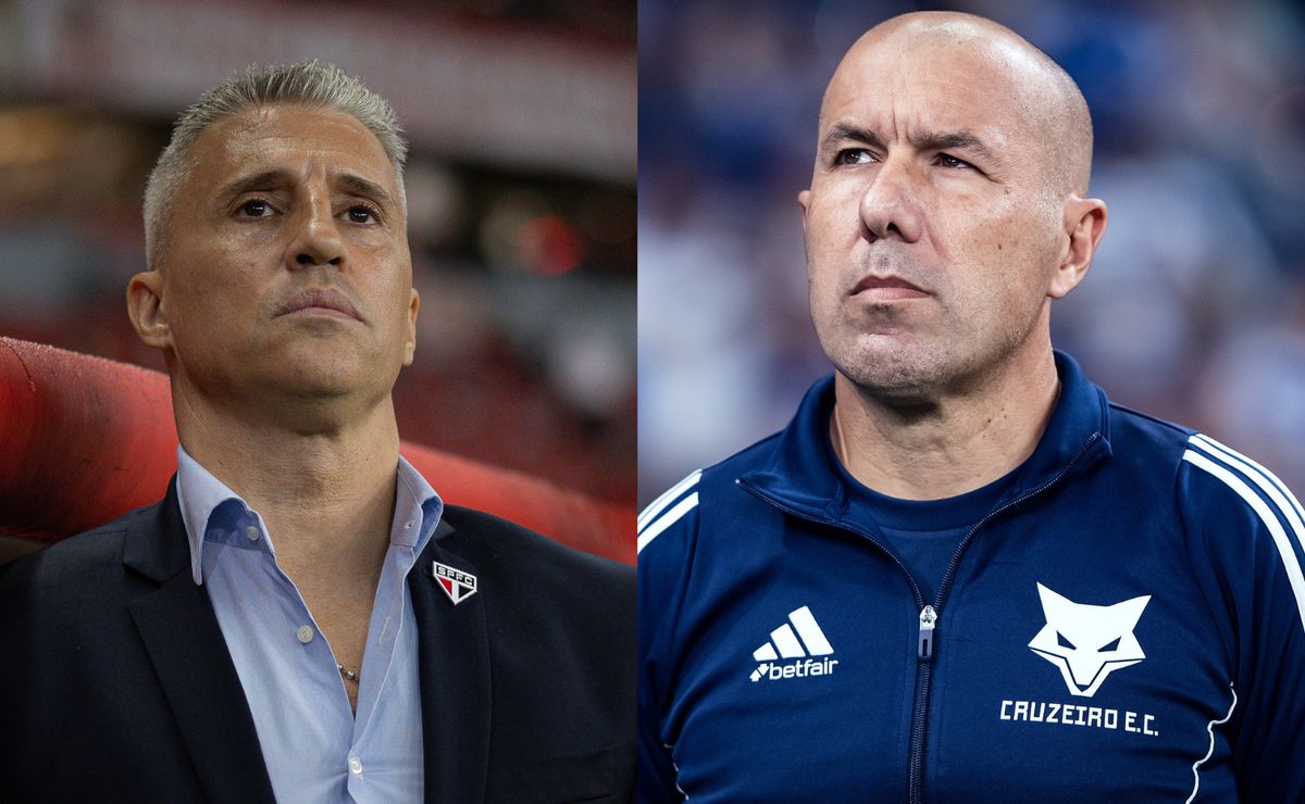 Cruzeiro x São Paulo: comparação entre estilos de Leonardo Jardim e Hernán Crespo vem à tona