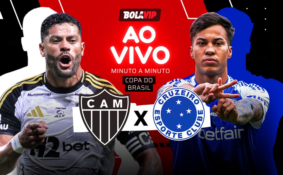 Atlético-MG x Cruzeiro AO VIVO – 0 x 2 – Kaio Jorge amplia o placar pela Copa do Brasil