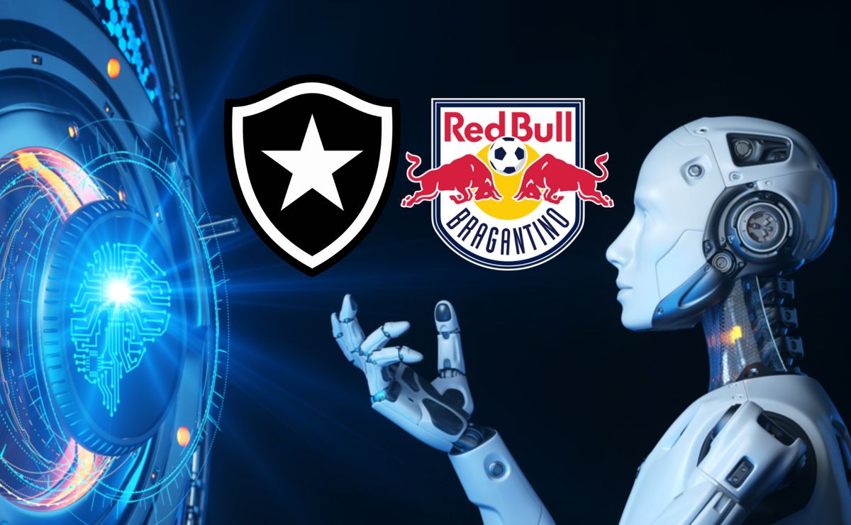 Botafogo x Bragantino: inteligência artificial prevê time de Davide Ancelotti vencendo por 2 a 1