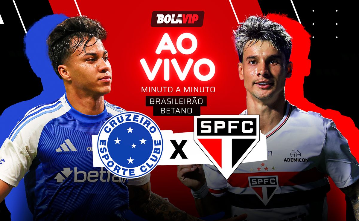 Cruzeiro x São Paulo AO VIVO – Onde assistir jogo em tempo real pelo Brasileirão Betano