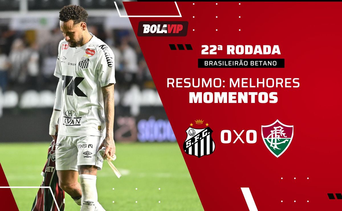 Santos 0 x 0 Fluminense: resumo completo do jogo pelo Brasileirão Betano