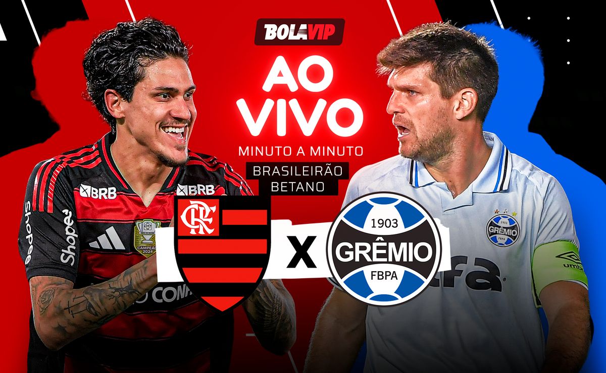 Flamengo x Grêmio AO VIVO – Pré-jogo com escalações confirmadas pelo Brasileirão Betano