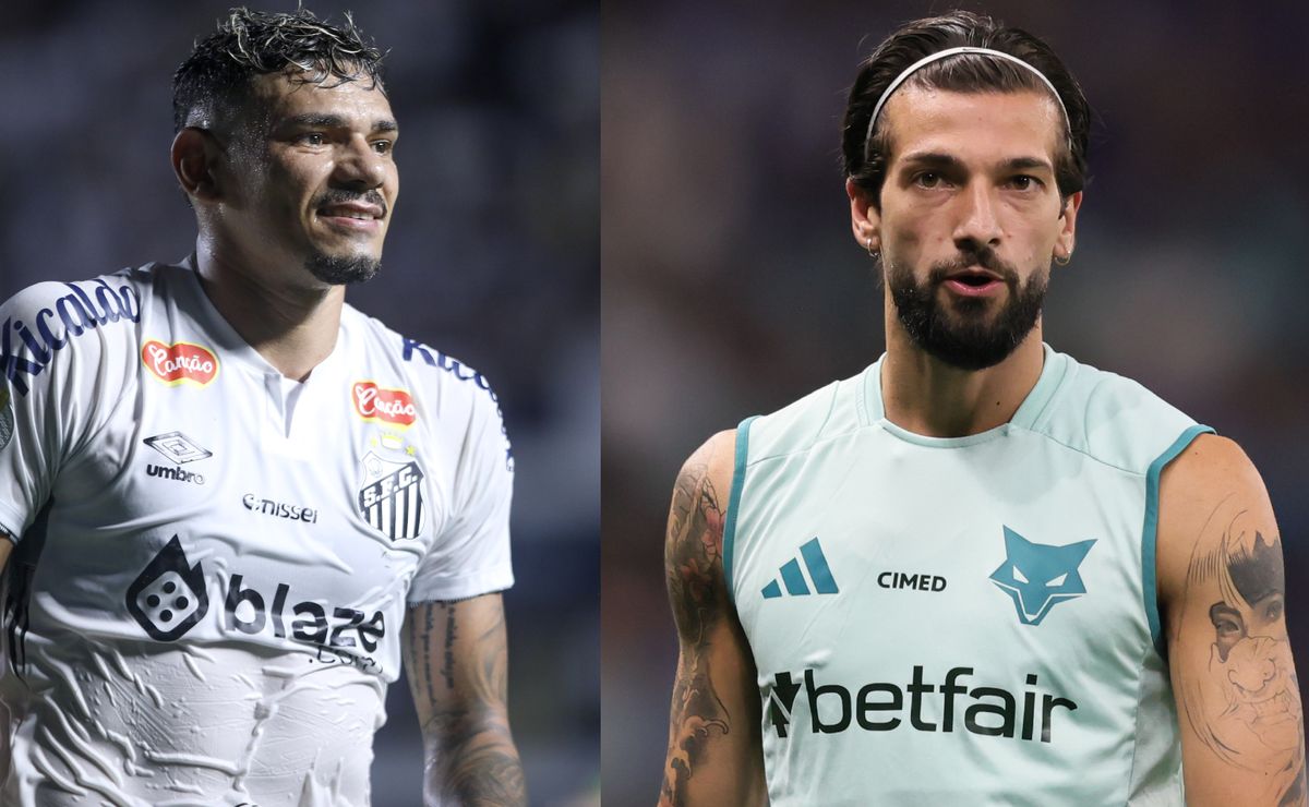 Lautaro Díaz, novo reforço do Santos, tem média de gols 66% menor que de Tiquinho Soares em 2025